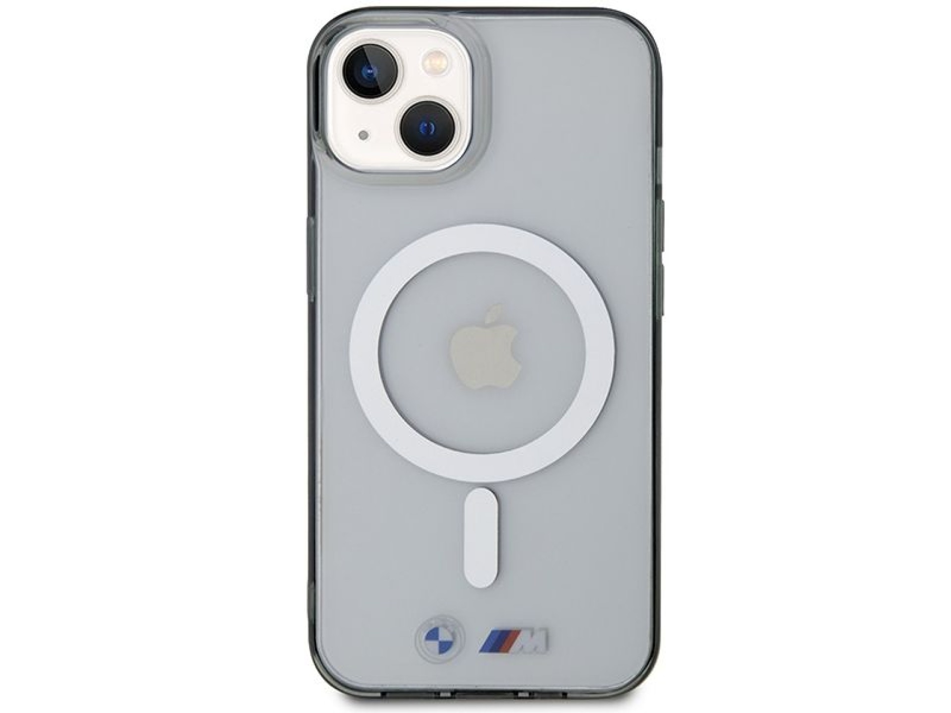 Capa MagSafe BMW Silver Ring para iPhone 14 Plus - transparente