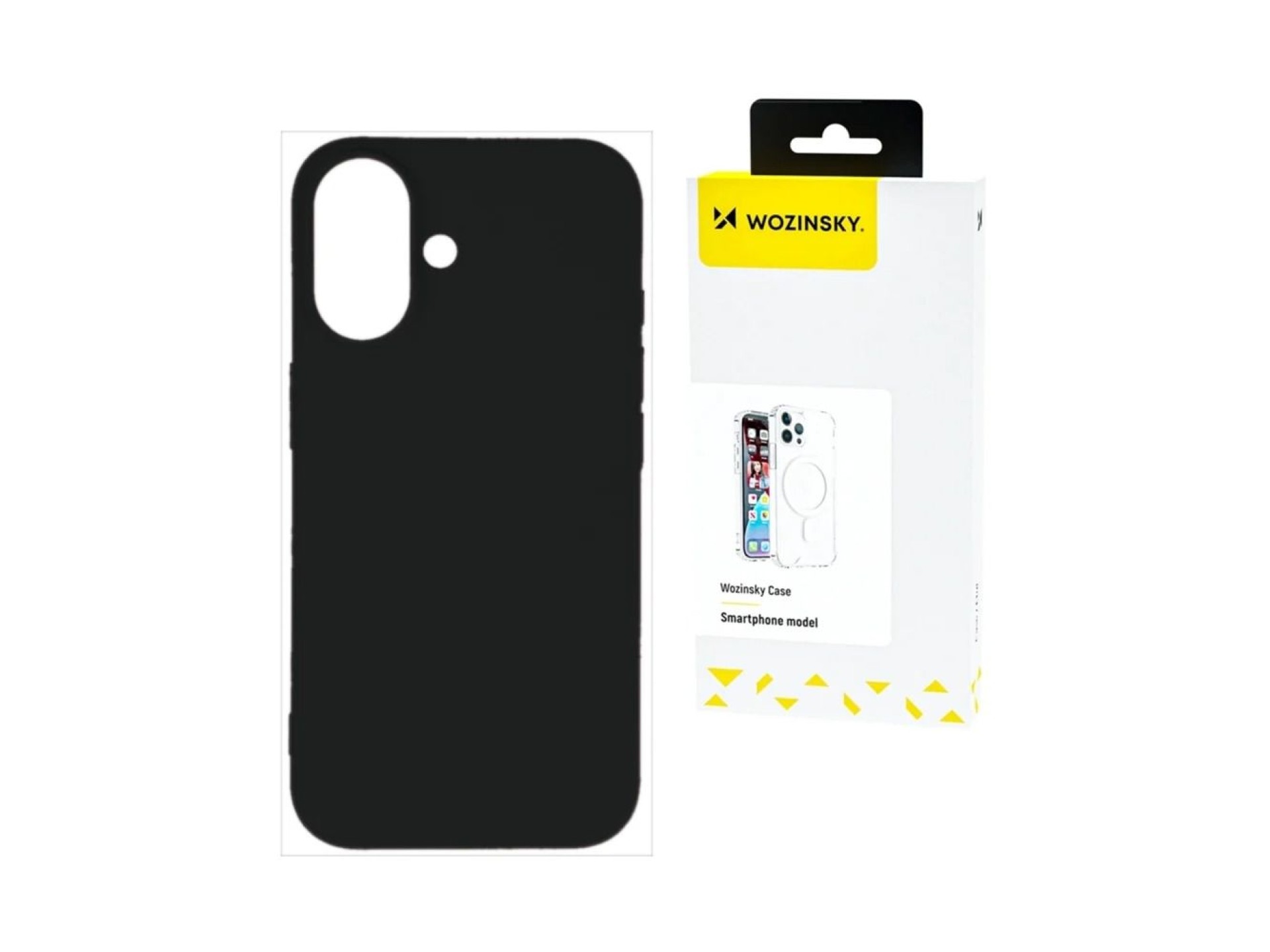 Funda de silicona Wozinsky para Samsung Galaxy S24 FE - Negra