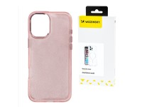 Wozinsky Glitter Case for Samsung Galaxy S24 FE - Pink with Glitter