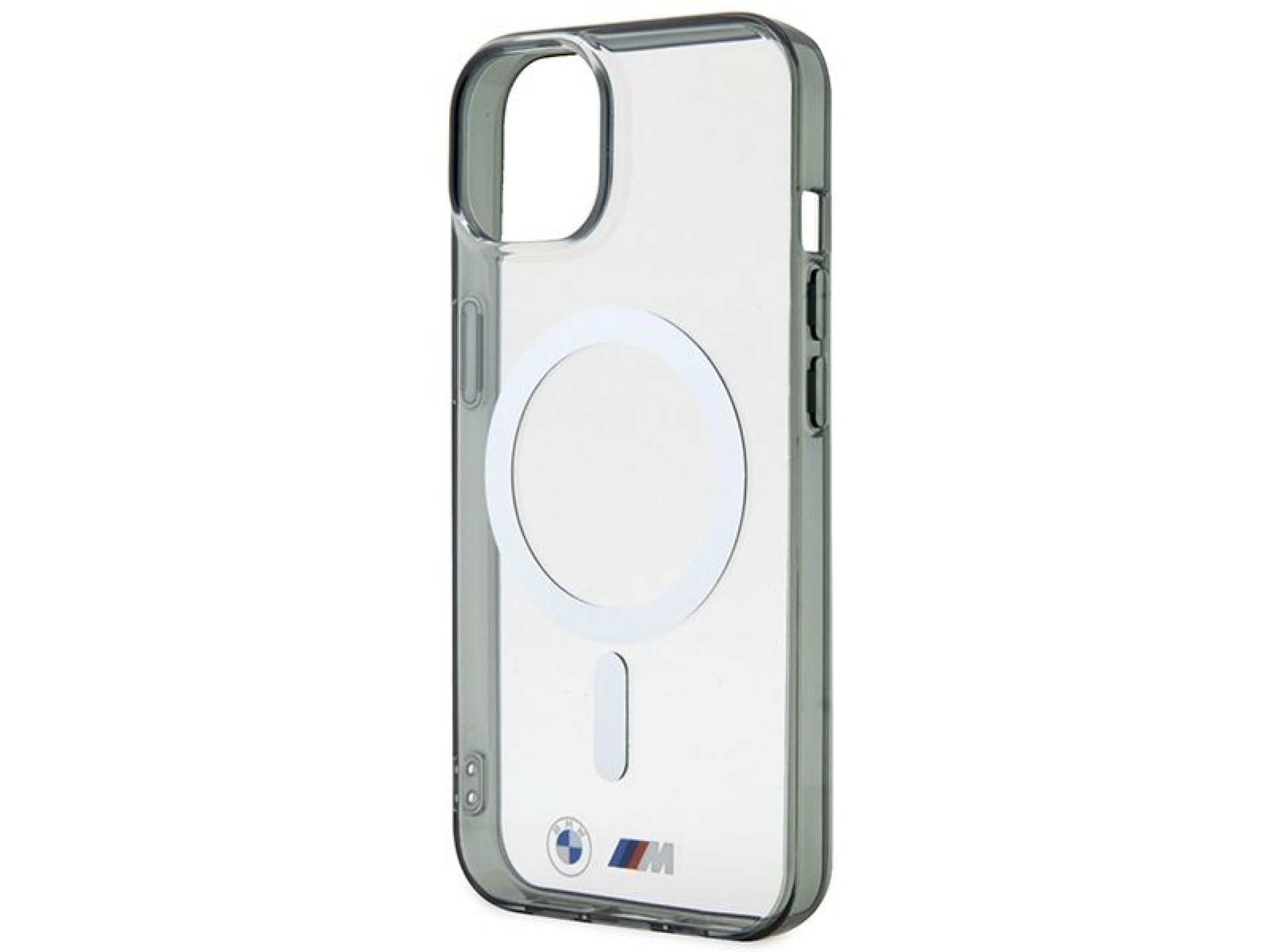 Capa MagSafe BMW Silver Ring para iPhone 14 Plus - transparente