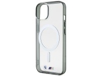 Capa MagSafe BMW Silver Ring para iPhone 14 Plus - transparente