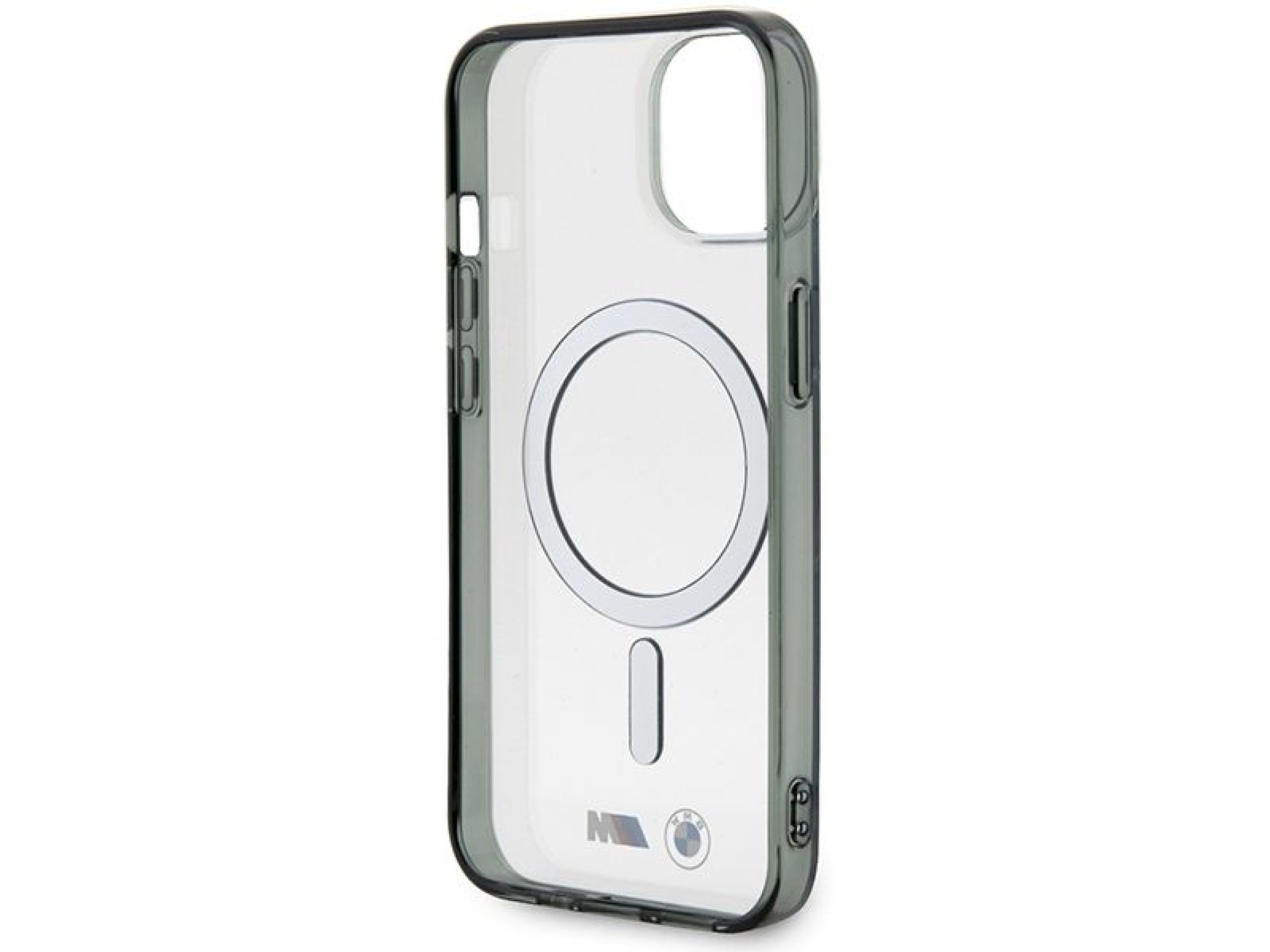 Capa MagSafe BMW Silver Ring para iPhone 14 Plus - transparente