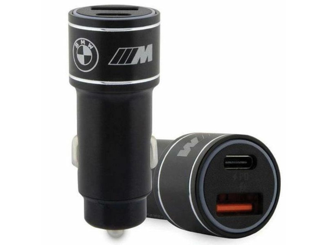 Carregador BMW BMCCMUSBCK PD-QC 3.0 20W Carregamento R�pido preto/preto Edi��o M