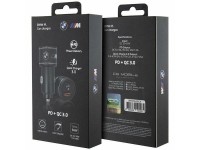Carregador BMW BMCCMUSBCK PD-QC 3.0 20W Carregamento R�pido preto/preto Edi��o M
