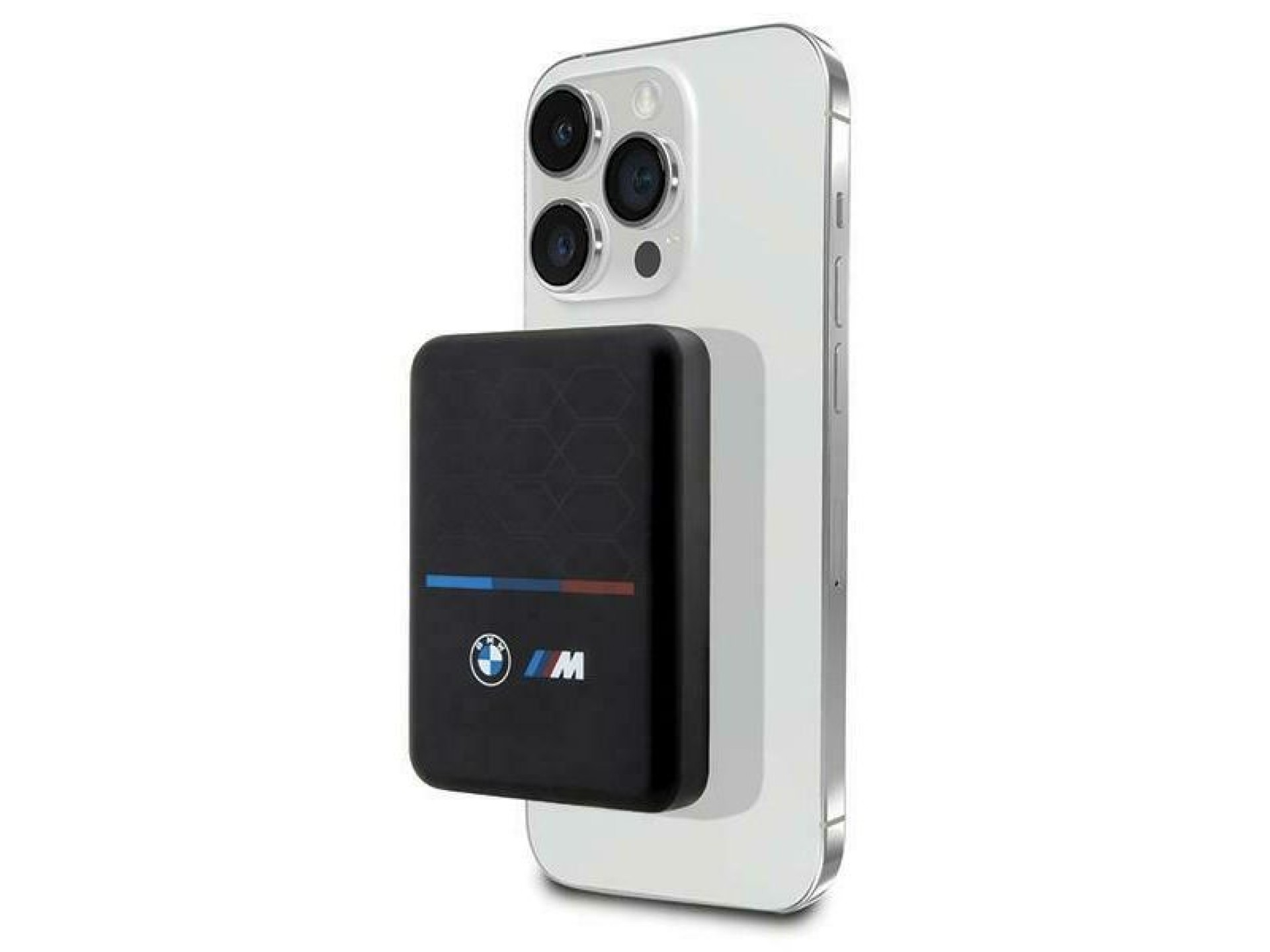 BMW M Collection MagSafe 15W 3000mAh Inductive Power Bank - Black