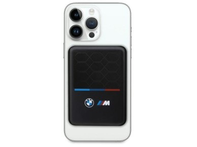 Batería externa inductiva BMW M Collection MagSafe de 15 W y 3000 mAh - Negra Batería externa inductiva BMW M Collection MagSafe de 15 W y 3000 mAh - Negra