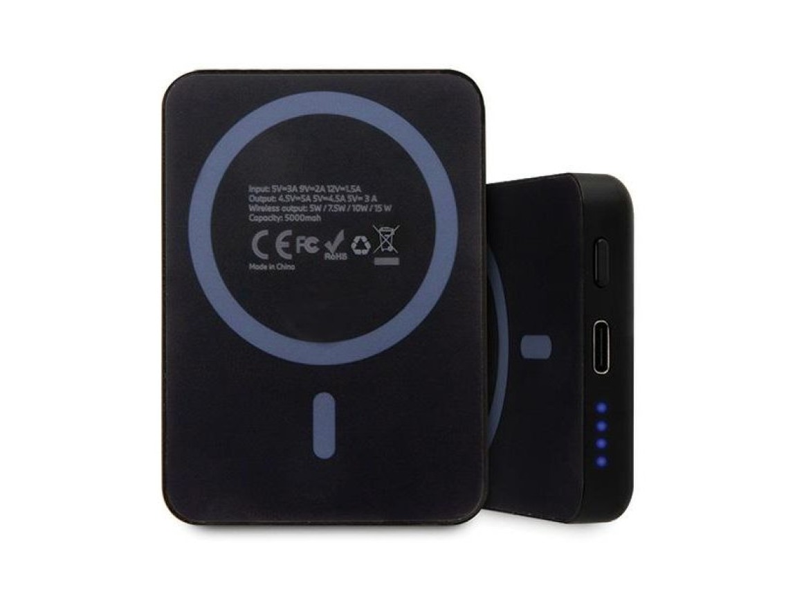 BMW M Collection MagSafe 15W 3000mAh Inductive Power Bank - Black