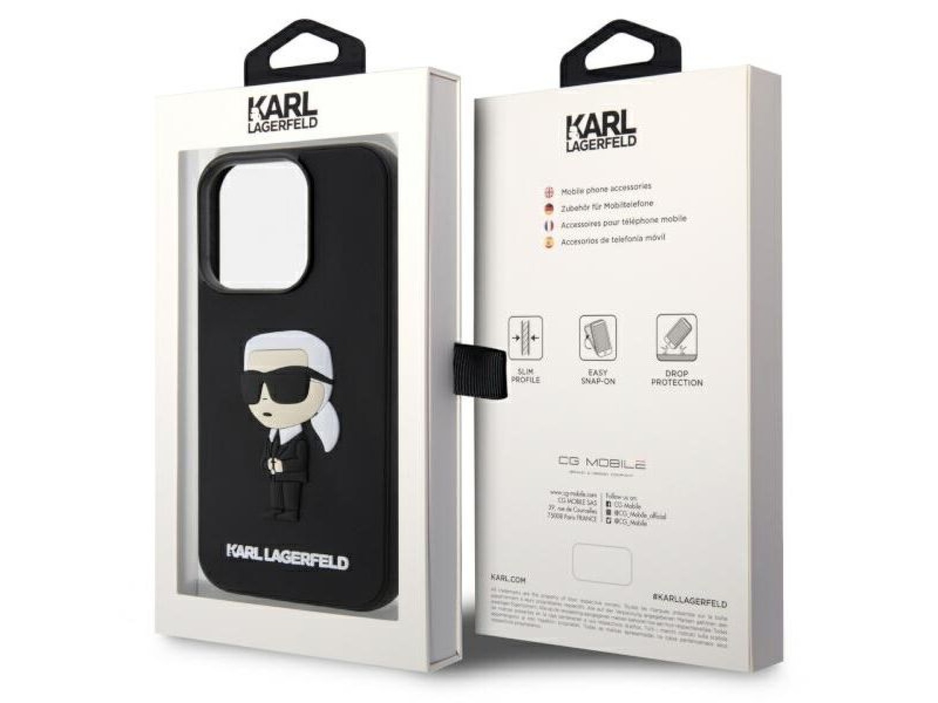 Karl Lagerfeld KLHCP14L3DRKINK iPhone 14 Pro 6.1