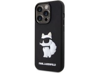 Karl Lagerfeld KLHCP14L3DRKHNK Capa rígida preta/preta para iPhone 14 Pro 6.1" emborrachada Choupett Karl Lagerfeld KLHCP14L3DRKHNK Capa rígida preta/preta para iPhone 14 Pro 6.1" emborrachada Choupett