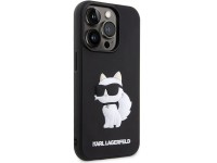 Karl Lagerfeld KLHCP14L3DRKHNK Capa rígida preta/preta para iPhone 14 Pro 6.1" emborrachada Choupett Karl Lagerfeld KLHCP14L3DRKHNK Capa rígida preta/preta para iPhone 14 Pro 6.1" emborrachada Choupett