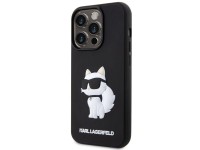 Karl Lagerfeld KLHCP14X3DRKHNK iPhone 14 Pro Max 6.7" black/black hardcase Rubber Choupette 3D Karl Lagerfeld KLHCP14X3DRKHNK iPhone 14 Pro Max 6.7" black/black hardcase Rubber Choupette 3D