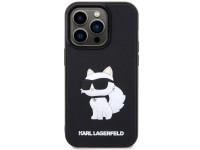 Karl Lagerfeld KLHCP14X3DRKHNK iPhone 14 Pro Max 6.7" black/black hardcase Rubber Choupette 3D Karl Lagerfeld KLHCP14X3DRKHNK iPhone 14 Pro Max 6.7" black/black hardcase Rubber Choupette 3D