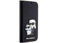 Karl Lagerfeld KLBKP14LSANKCPK iPhone 14 Pro 6.1" librea negra/negra Saffiano Karl & Choupette Karl Lagerfeld KLBKP14LSANKCPK iPhone 14 Pro 6.1" librea negra/negra Saffiano Karl & Choupette