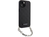 Karl Lagerfeld KLHCP14SSACKLHPK iPhone 14 6.1" negro/negro estuche rígido Saffiano Monogram Chain Karl Lagerfeld KLHCP14SSACKLHPK iPhone 14 6.1" negro/negro estuche rígido Saffiano Monogram Chain