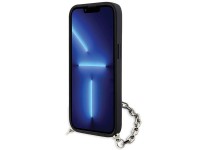 Karl Lagerfeld KLHCP14SSACKLHPK iPhone 14 6.1" negro/negro estuche rígido Saffiano Monogram Chain Karl Lagerfeld KLHCP14SSACKLHPK iPhone 14 6.1" negro/negro estuche rígido Saffiano Monogram Chain