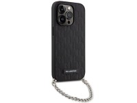 Karl Lagerfeld KLHCP14LSACKLHPK iPhone 14 Pro 6.1" capa rígida preta/preta com monograma Saffiano Karl Lagerfeld KLHCP14LSACKLHPK iPhone 14 Pro 6.1" capa rígida preta/preta com monograma Saffiano