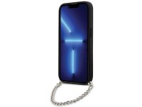 Karl Lagerfeld KLHCP14LSACKLHPK iPhone 14 Pro 6.1" capa rígida preta/preta com monograma Saffiano Karl Lagerfeld KLHCP14LSACKLHPK iPhone 14 Pro 6.1" capa rígida preta/preta com monograma Saffiano