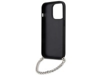 Karl Lagerfeld KLHCP14LSACKLHPK iPhone 14 Pro 6.1" capa rígida preta/preta com monograma Saffiano Karl Lagerfeld KLHCP14LSACKLHPK iPhone 14 Pro 6.1" capa rígida preta/preta com monograma Saffiano