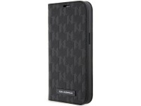 Karl Lagerfeld KLBKP14LSAKLHPK iPhone 14 Pro 6.1" capa preta/preta Saffiano Monogram Karl Lagerfeld KLBKP14LSAKLHPK iPhone 14 Pro 6.1" capa preta/preta Saffiano Monogram
