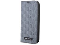 Karl Lagerfeld KLBKP14SSAKLHPG iPhone 14 6.1" bookcase silver/silver Saffiano Monogram