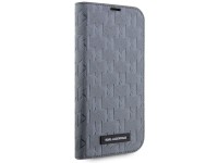 Karl Lagerfeld KLBKP14SSAKLHPG iPhone 14 6.1" librer�a plata/plata Saffiano Monogram