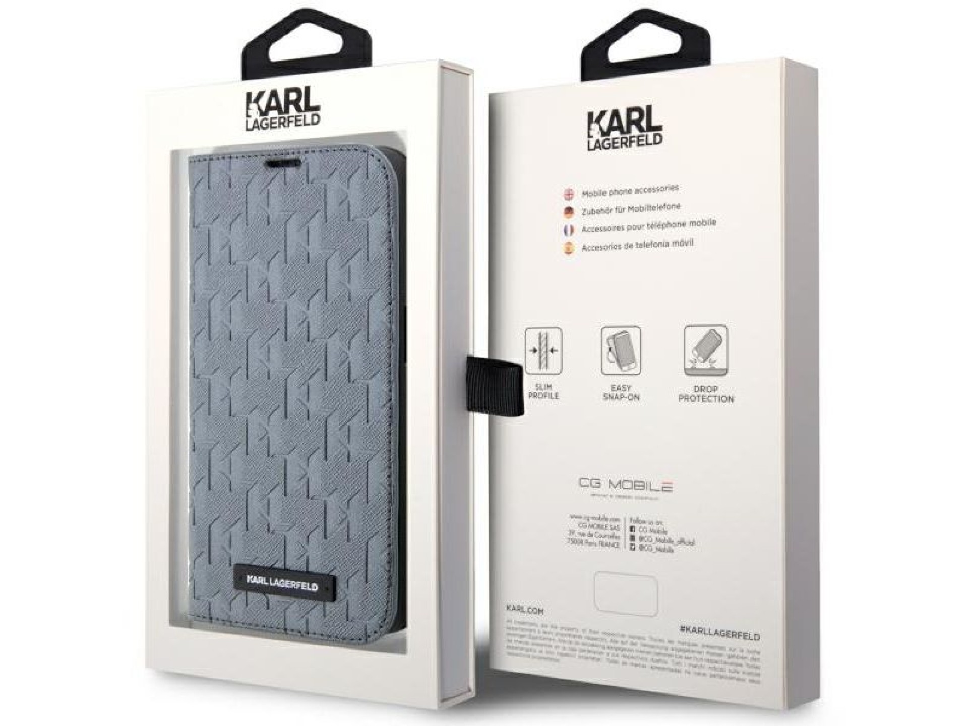 Karl Lagerfeld KLBKP14XSAKLHPG iPhone 14 Pro Max 6.7