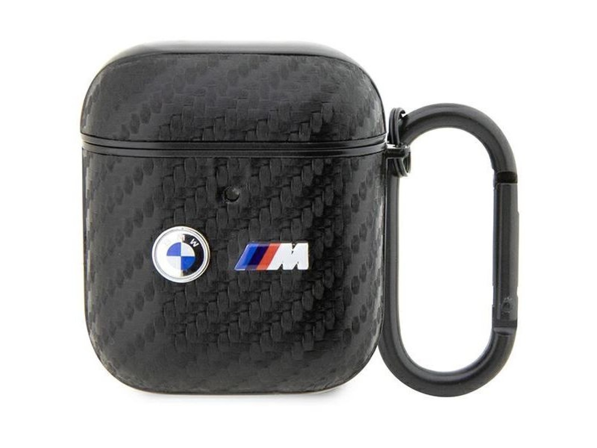 BMW BMA2WMPUCA2 AirPods 1/2 cover black/black Carbon Double Metal Logo