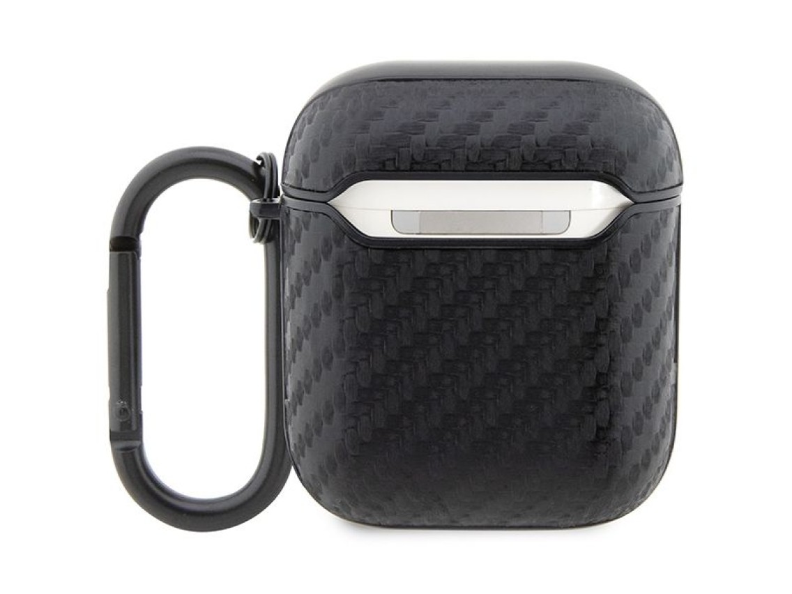 BMW BMA2WMPUCA2 AirPods 1/2 cover black/black Carbon Double Metal Logo
