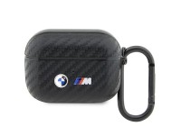 BMW BMAPWMPUCA2 AirPods Pro cover black/black Carbon Double Metal Logo BMW BMAPWMPUCA2 AirPods Pro cover black/black Carbon Double Metal Logo