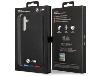 Estuche BMW BMHCSA5422PTDK A54 negro/negro, de cuero, con sello tricolor. Estuche BMW BMHCSA5422PTDK A54 negro/negro, de cuero, con sello tricolor.