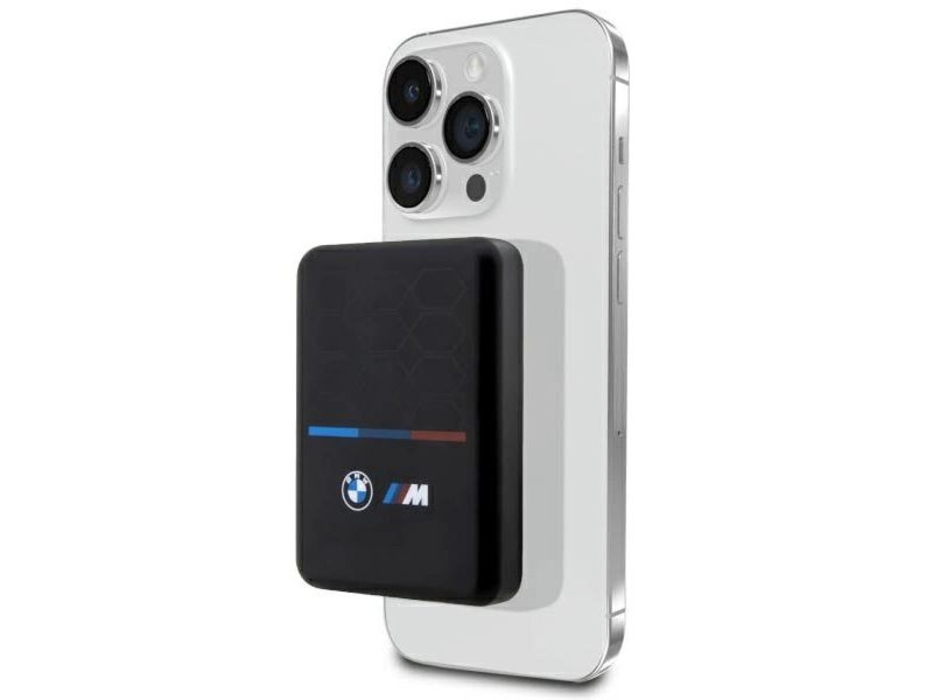 BMW M Collection MagSafe 5W 3000mAh Power Bank Indutivo - Preto