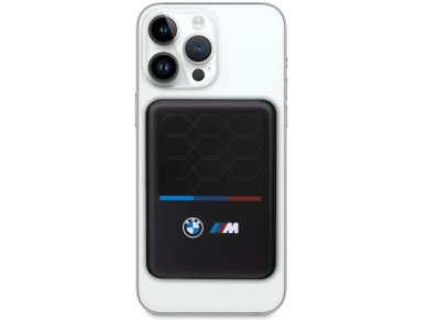 BMW M Collection MagSafe 5W 3000mAh Inductive Power Bank - Black BMW M Collection MagSafe 5W 3000mAh Inductive Power Bank - Black