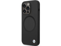 Capa BMW BMHMP14LSILBK2 para iPhone 14 Pro - preta, em silicone líquido Signature MagSafe Capa BMW BMHMP14LSILBK2 para iPhone 14 Pro - preta, em silicone líquido Signature MagSafe