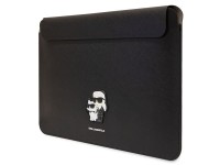 Capa Karl Lagerfeld Saffiano Karl&Choupette para laptop de 14" - preta