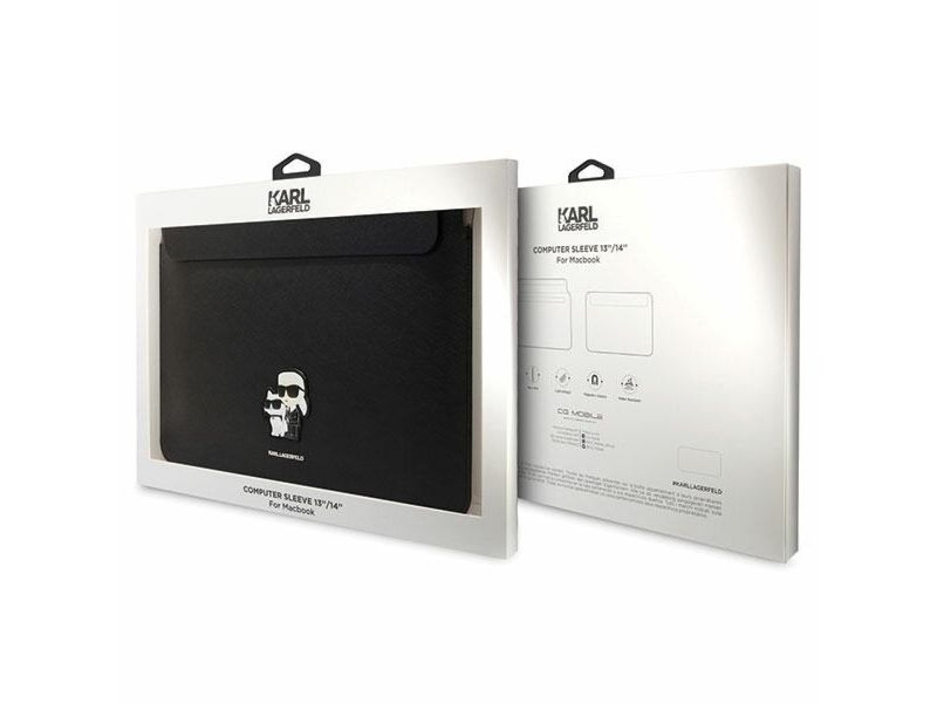 Capa Karl Lagerfeld Saffiano Karl&Choupette para laptop de 14