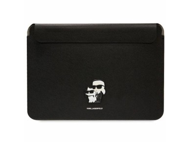 Funda Karl&Choupette de Karl Lagerfeld Saffiano para portátil de 16" - negra Funda Karl&Choupette de Karl Lagerfeld Saffiano para portátil de 16" - negra