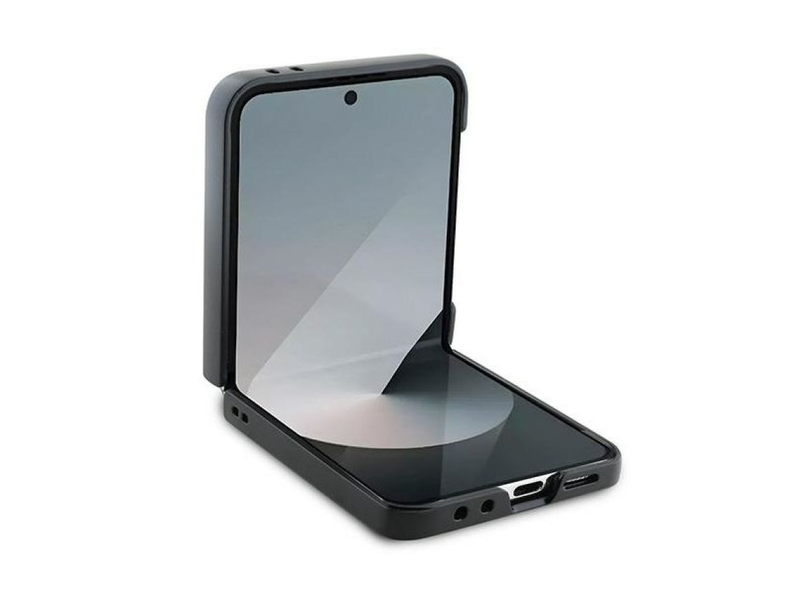 Capa BMW Carbon Blue Line para Samsung Galaxy Z Flip 6 - Preta