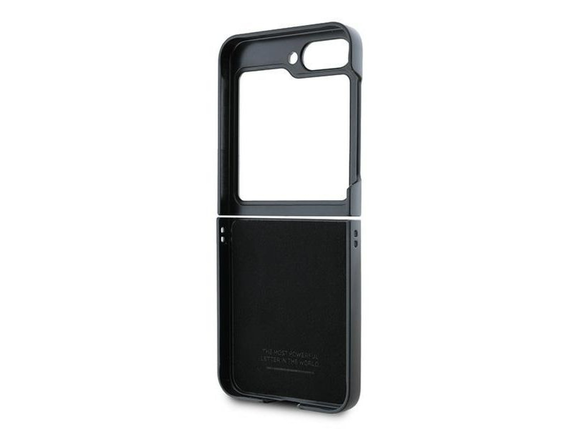 Capa BMW Carbon Blue Line para Samsung Galaxy Z Flip 6 - Preta