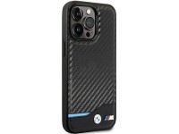 Capa de couro e fibra de carbono BMW para iPhone 13 Pro Max - Preta Capa de couro e fibra de carbono BMW para iPhone 13 Pro Max - Preta
