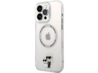 Capa rígida transparente Karl Lagerfeld KKLHMP13XHNKCIT para iPhone 13 Pro Max de 6,7 polegadas com Capa rígida transparente Karl Lagerfeld KKLHMP13XHNKCIT para iPhone 13 Pro Max de 6,7 polegadas com