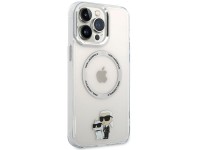 Capa rígida transparente Karl Lagerfeld KKLHMP13XHNKCIT para iPhone 13 Pro Max de 6,7 polegadas com Capa rígida transparente Karl Lagerfeld KKLHMP13XHNKCIT para iPhone 13 Pro Max de 6,7 polegadas com