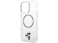 Capa rígida transparente Karl Lagerfeld KKLHMP13XHNKCIT para iPhone 13 Pro Max de 6,7 polegadas com Capa rígida transparente Karl Lagerfeld KKLHMP13XHNKCIT para iPhone 13 Pro Max de 6,7 polegadas com