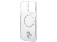 Capa rígida transparente Karl Lagerfeld KKLHMP13XHNKCIT para iPhone 13 Pro Max de 6,7 polegadas com Capa rígida transparente Karl Lagerfeld KKLHMP13XHNKCIT para iPhone 13 Pro Max de 6,7 polegadas com