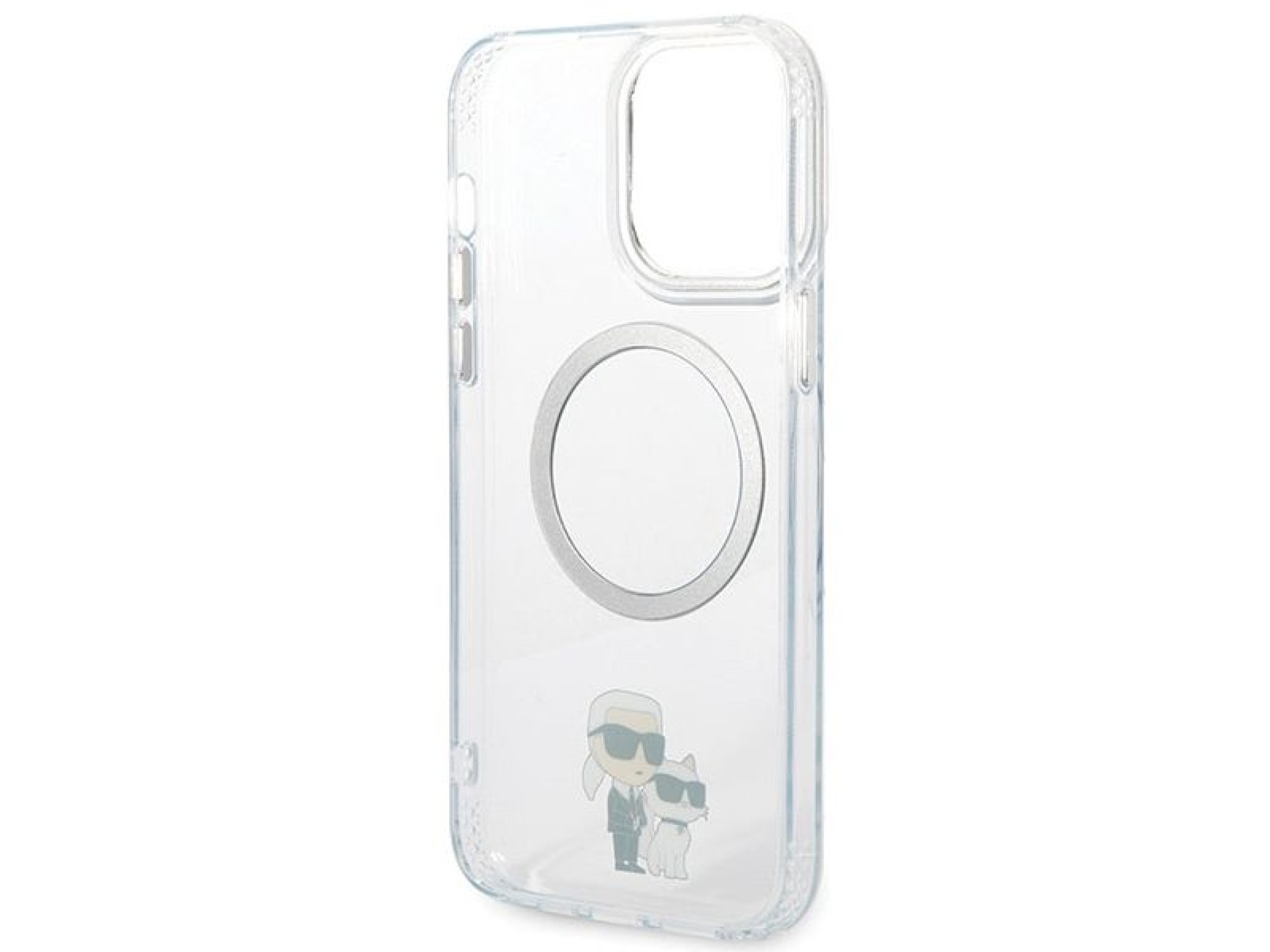 Capa rígida transparente Karl Lagerfeld KKLHMP13XHNKCIT para iPhone 13 Pro Max de 6,7 polegadas com