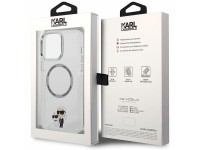 Capa rígida transparente Karl Lagerfeld KKLHMP13XHNKCIT para iPhone 13 Pro Max de 6,7 polegadas com Capa rígida transparente Karl Lagerfeld KKLHMP13XHNKCIT para iPhone 13 Pro Max de 6,7 polegadas com