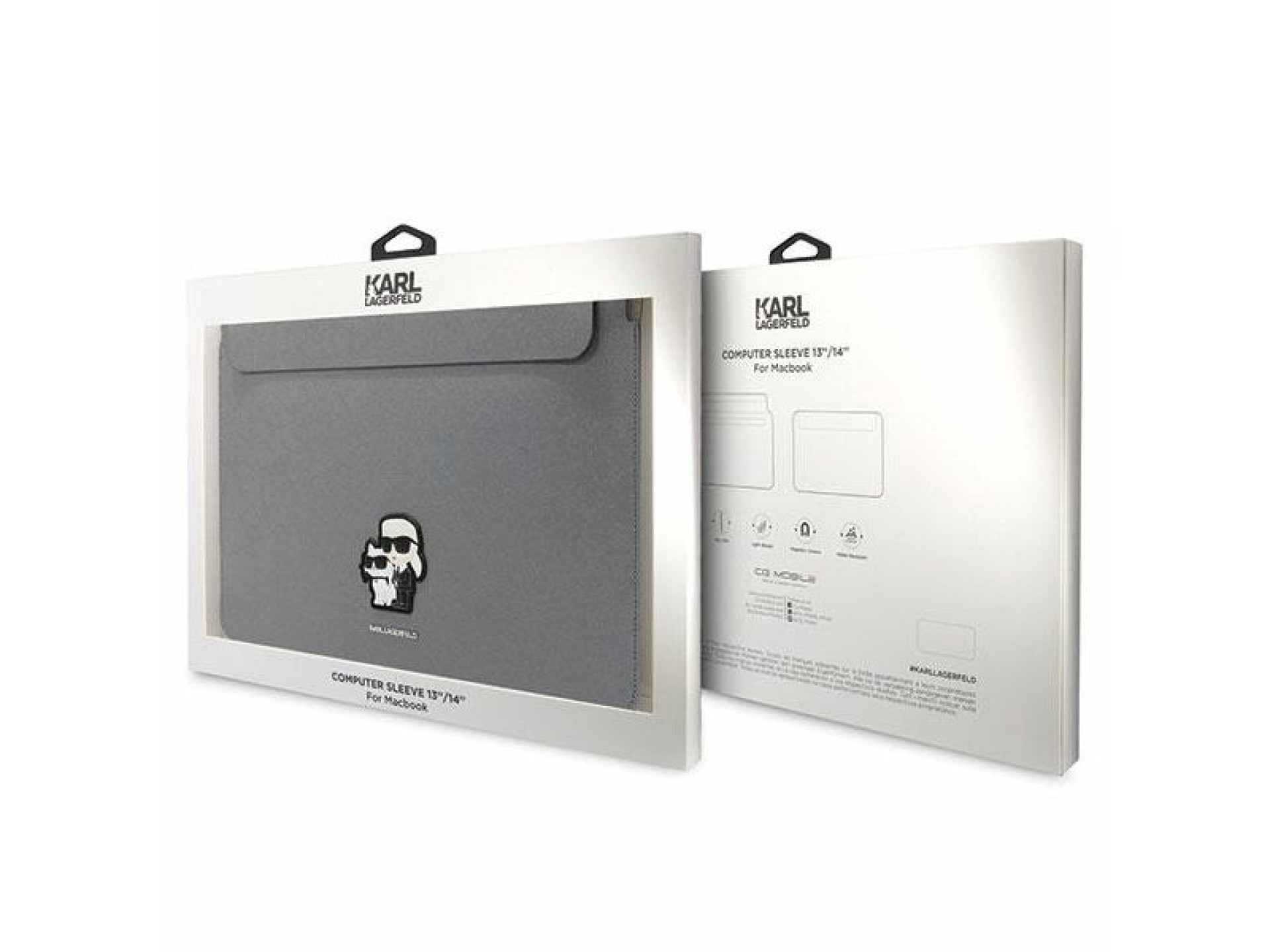 Capa Karl Lagerfeld Saffiano Karl&Choupette para laptop de 14