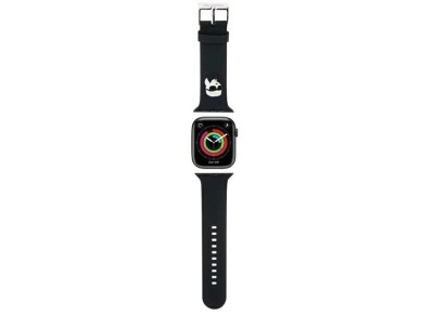 Correa Karl Lagerfeld 3D de goma con forma de cabeza de Karl para Apple Watch de 38/40/41 mm - negra Correa Karl Lagerfeld 3D de goma con forma de cabeza de Karl para Apple Watch de 38/40/41 mm - negra