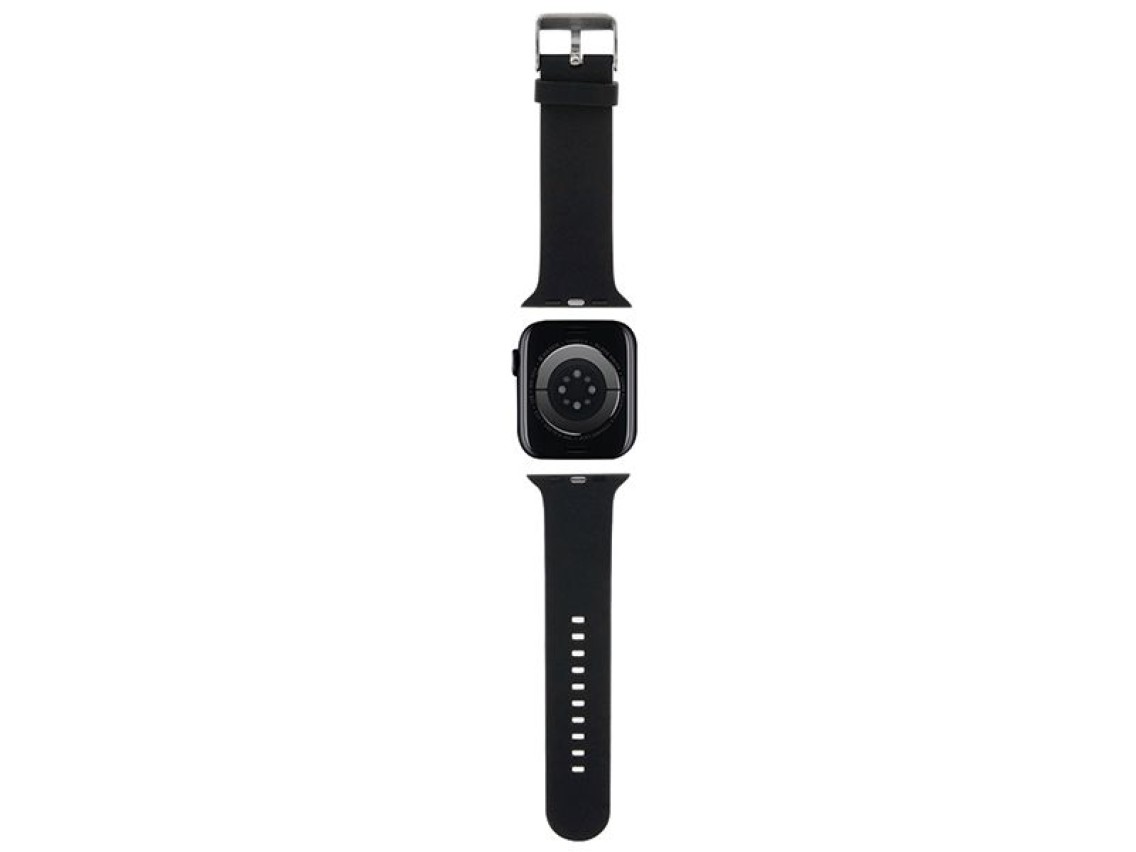 Pulseira Karl Lagerfeld 3D em borracha com a cabeça do Karl Lagerfeld para Apple Watch 38/40/41mm -