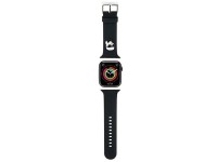 Pulseira Karl Lagerfeld 3D em borracha com a cabeça do Karl Lagerfeld para Apple Watch 42/44/45/49mm Pulseira Karl Lagerfeld 3D em borracha com a cabeça do Karl Lagerfeld para Apple Watch 42/44/45/49mm