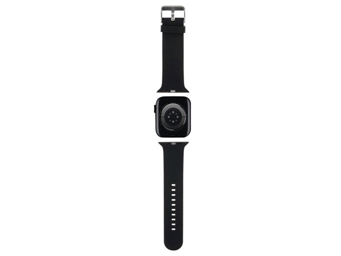 Pulseira Karl Lagerfeld 3D em borracha com a cabeça do Karl Lagerfeld para Apple Watch 42/44/45/49mm